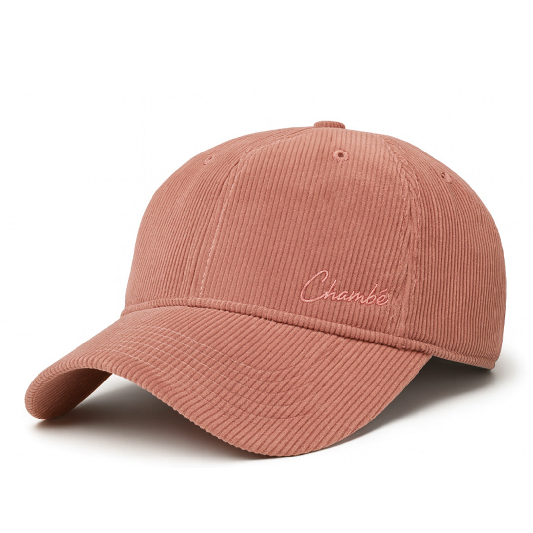 Casquette côtelée - Rose