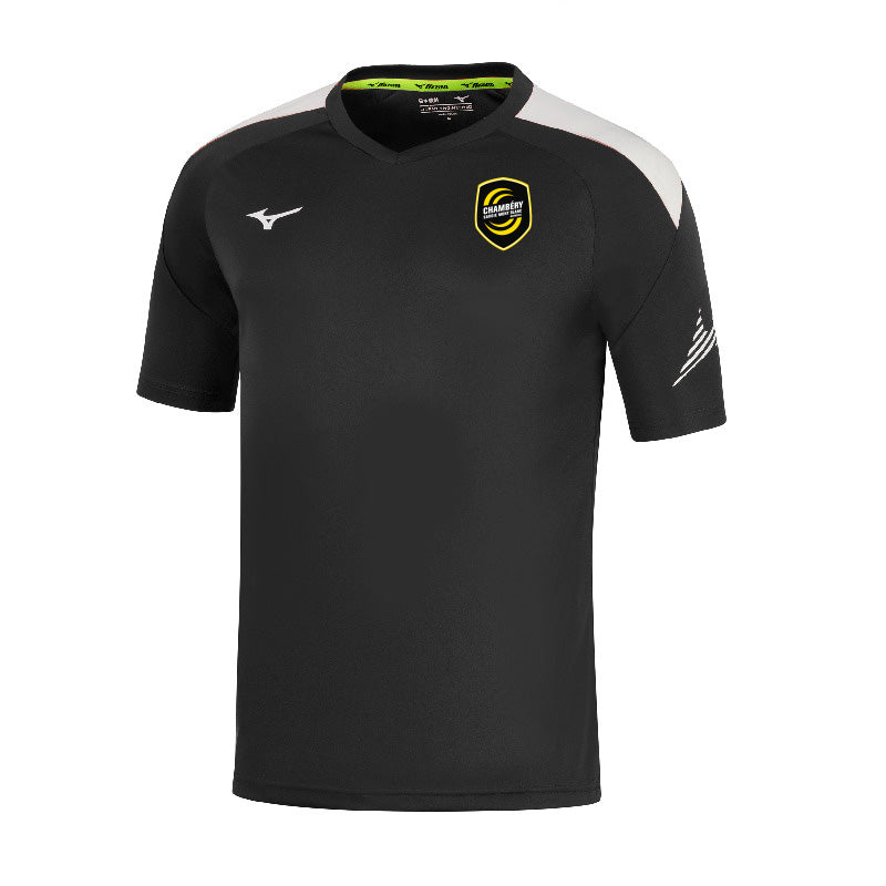 T-Shirt Mizuno Polyester - Adulte - Noir