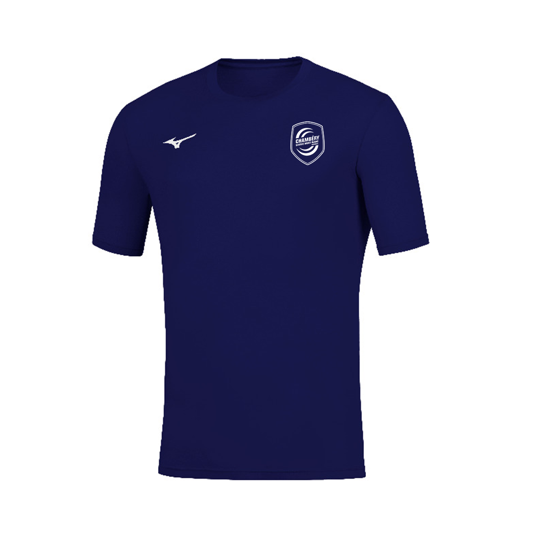 T-Shirt coton Mizuno bleu