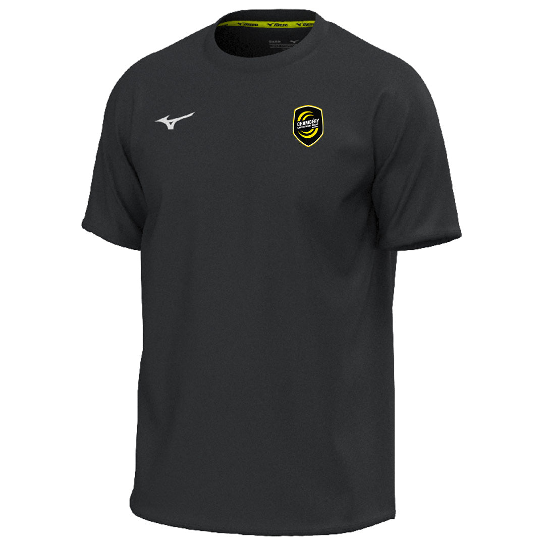 T-Shirt Mizuno Polyester - Enfant - Noir