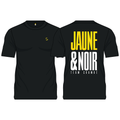 Tshirt 'Jaune & Noir' - Noir
