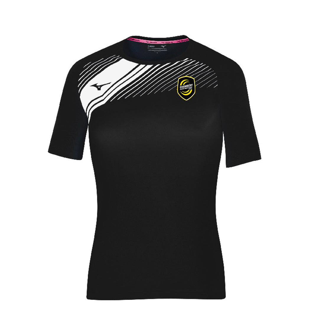 T-Shirt Mizuno Iwata - Femme - Noir